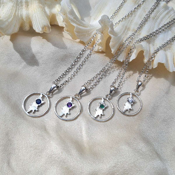 Phuket Necklace with Gemstone