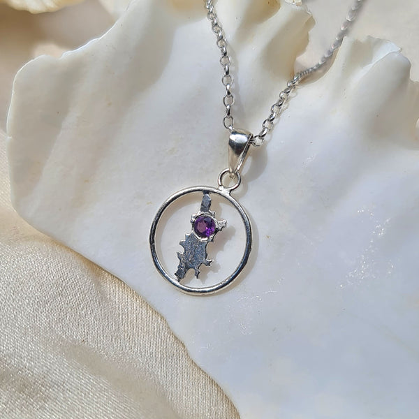 Phuket Necklace with Gemstone