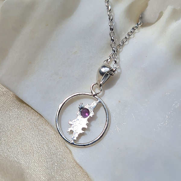 Phuket Necklace with Gemstone