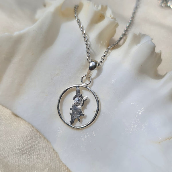 Phuket Necklace with Gemstone