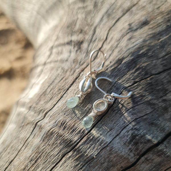 Mermaid Treasure Cowrie Shell Earrings