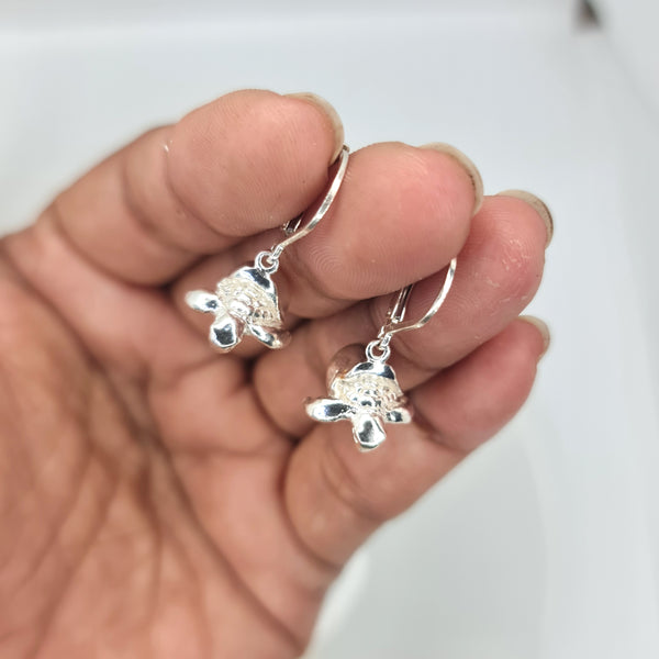 Hatching Baby Turtle Drop Earrings