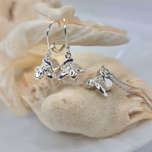 Hatching Baby Turtle Drop Earrings
