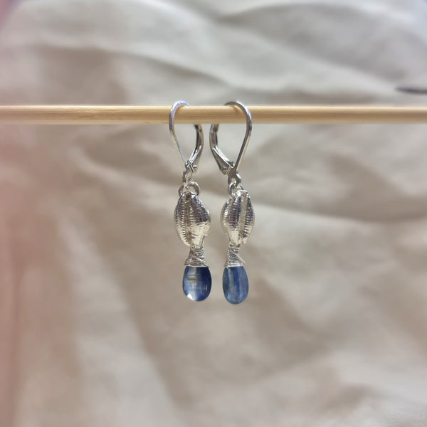 Mermaid Treasure Cowrie Shell Earrings