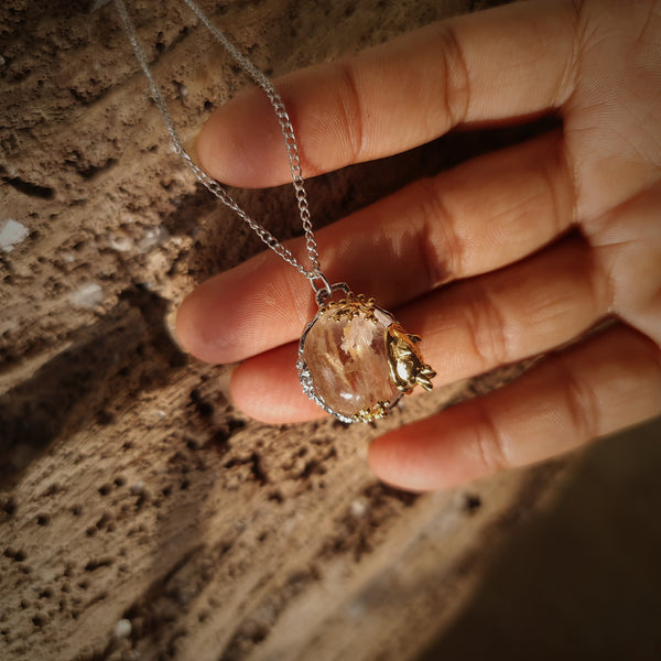 Bella Nudibranch and Quartz Necklace
