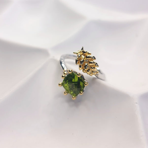 Matilda Nudibranch and Peridot Open Ring