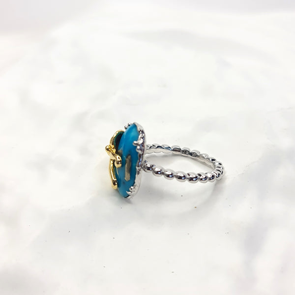 Octopus and Turquoise Ring