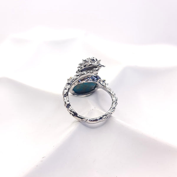 Matilda Nudibranch and Turquoise Open Ring