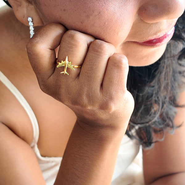 Airborne Atlas Airplane Ring