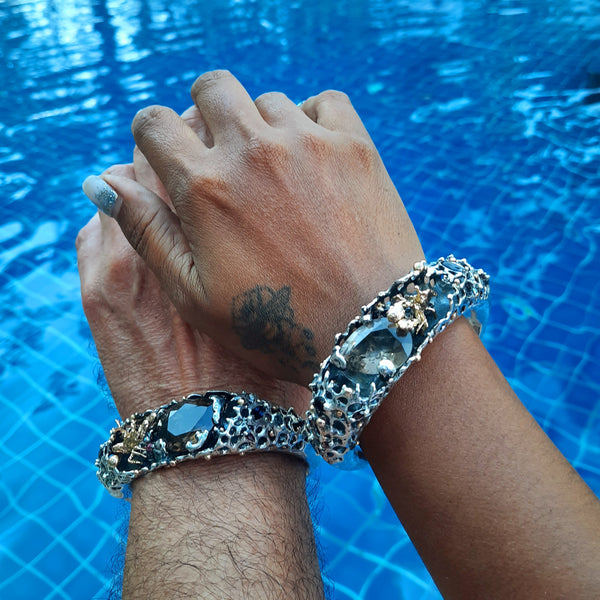 Harlequin Shrimp love bangle bracelets