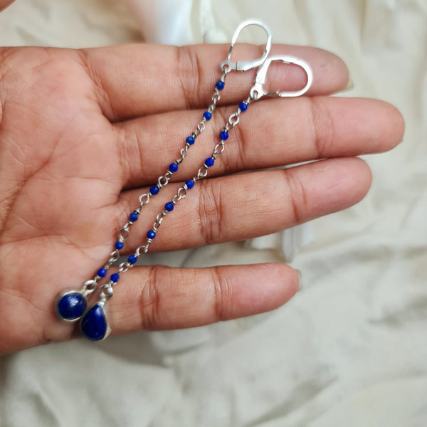 Lazuli Sea Drop Earrings