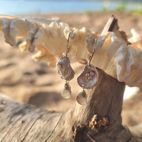 Mermaid Treasure Seashell Earrings