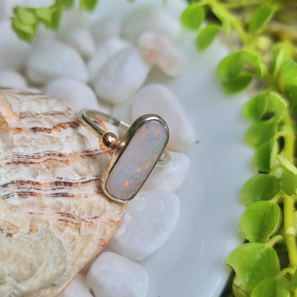 Australian Opal Stackable Ring