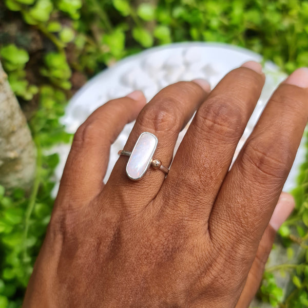 Australian Opal Stackable Ring