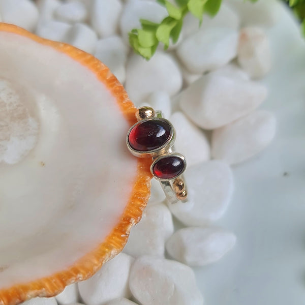 Garnet Stackable Ring