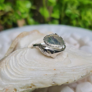 Humpback Whale and Ethiopian Opal Ring.