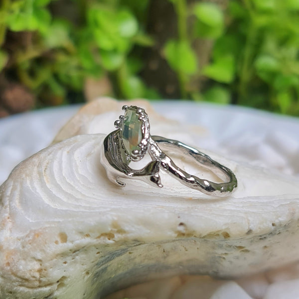 Humpback Whale and Ethiopian Opal Ring.