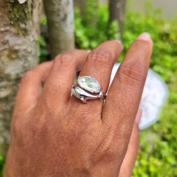 Humpback Whale and Ethiopian Opal Ring.