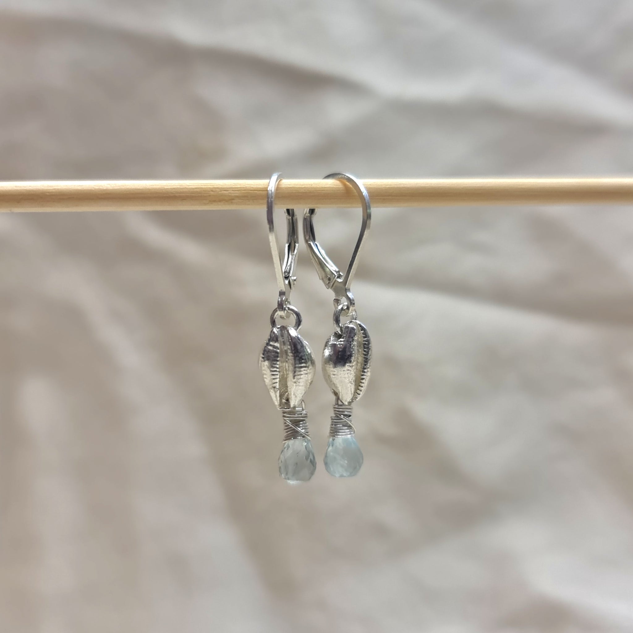 Mermaid Treasure Cowrie Shell Earrings