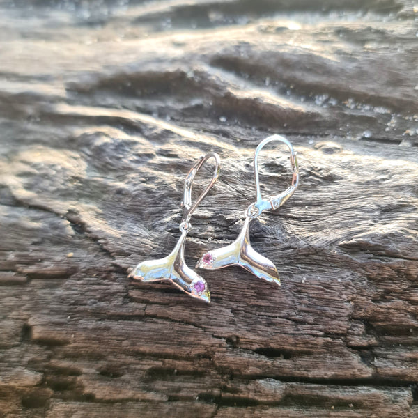 Tail Tale Whale Tail Drop Earrings