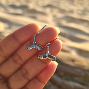 Tail Tale Whale Tail Drop Earrings