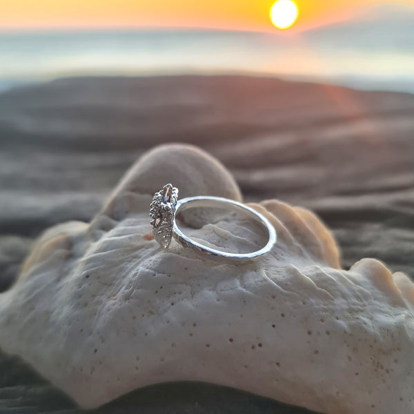 Seashell and Seastar Ring