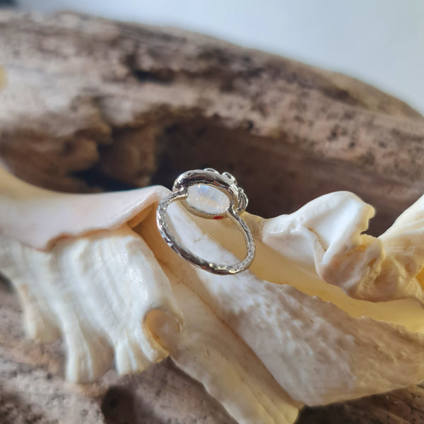 Octopus and Moonstone Ring