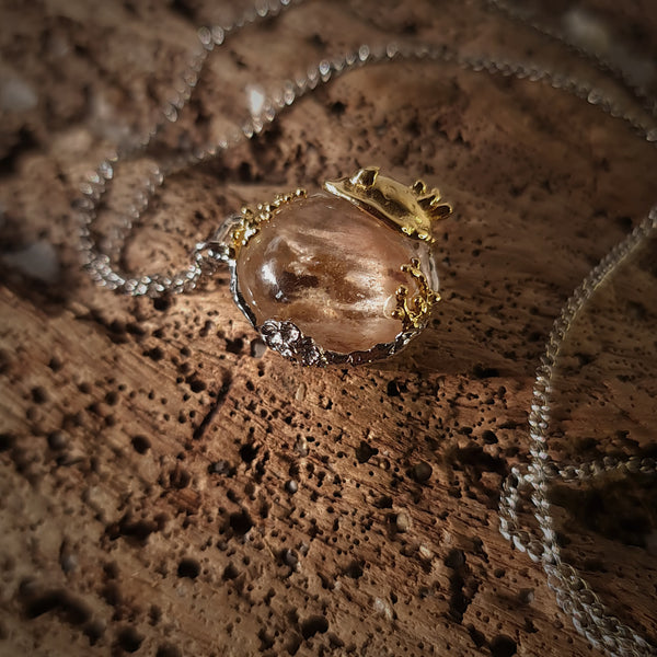 Bella Nudibranch and Quartz Necklace