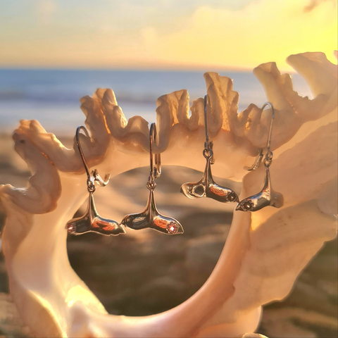 Tail Tale Whale Tail Drop Earrings