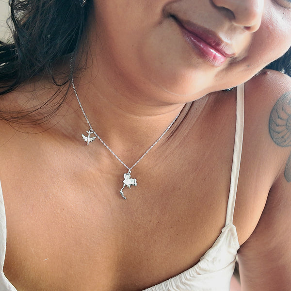 Airborne Atlas Thailand Map Necklace