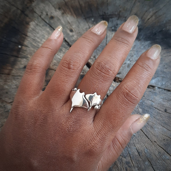 Manta Ray Open Ring