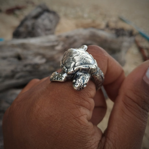 Turtle Hug Ring