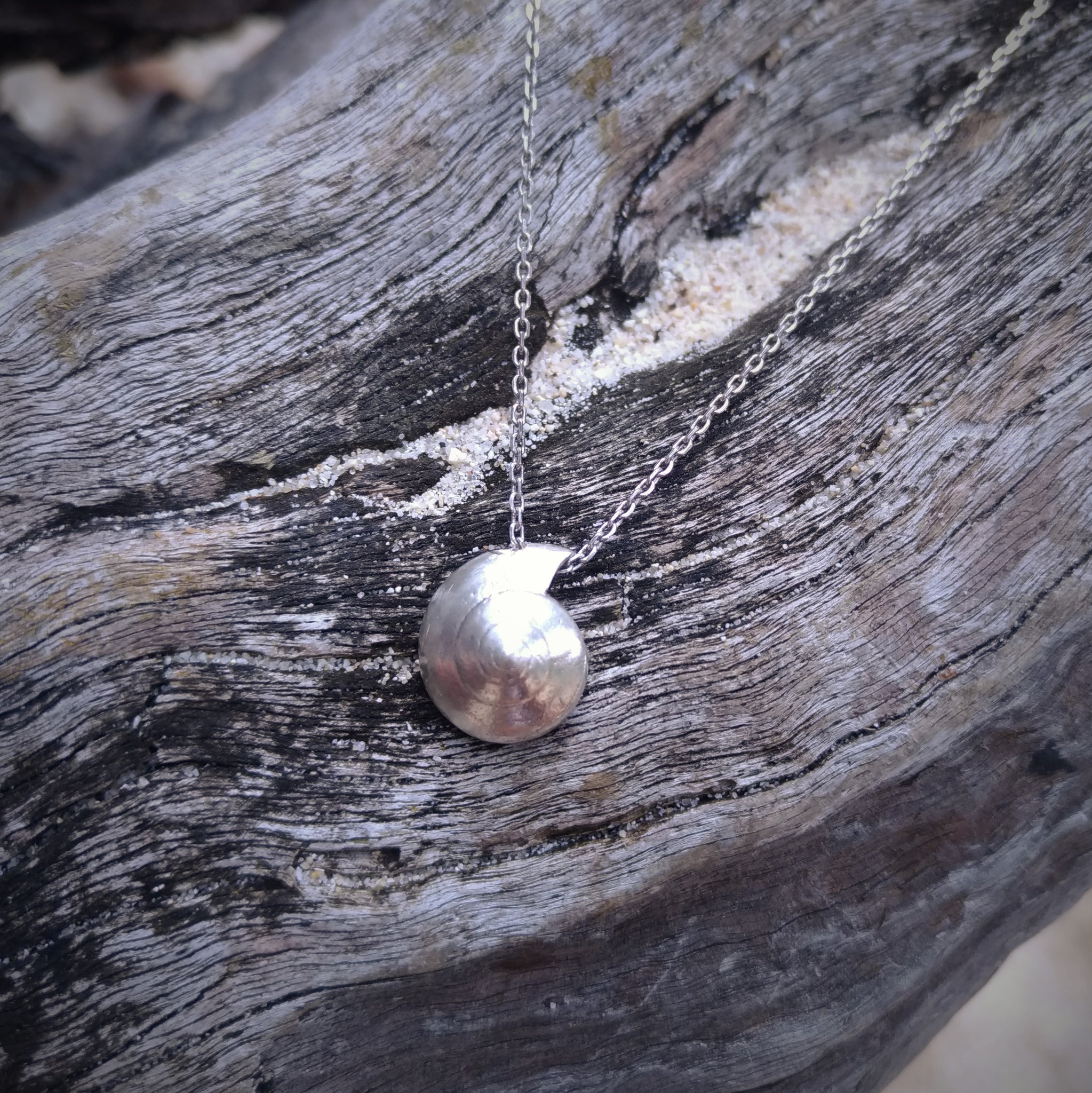 Mermaid Treasures Spiral Shell Necklace