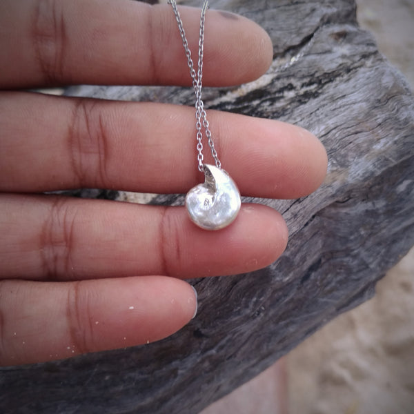 Mermaid Treasures Spiral Shell Necklace
